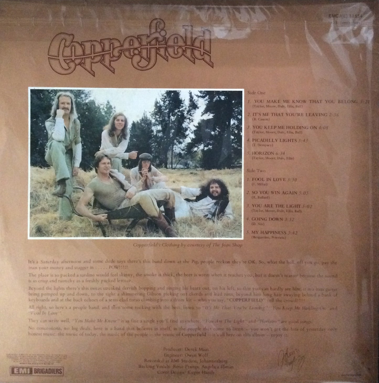 Copperfield - So You Win Again