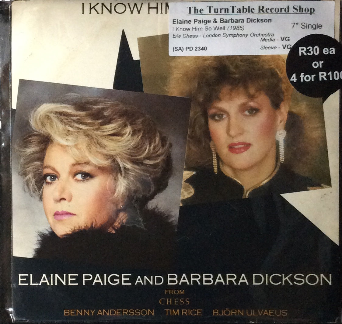 Elaine Paige & Barbara Dickson - I Know Him So Well (7' Single)
