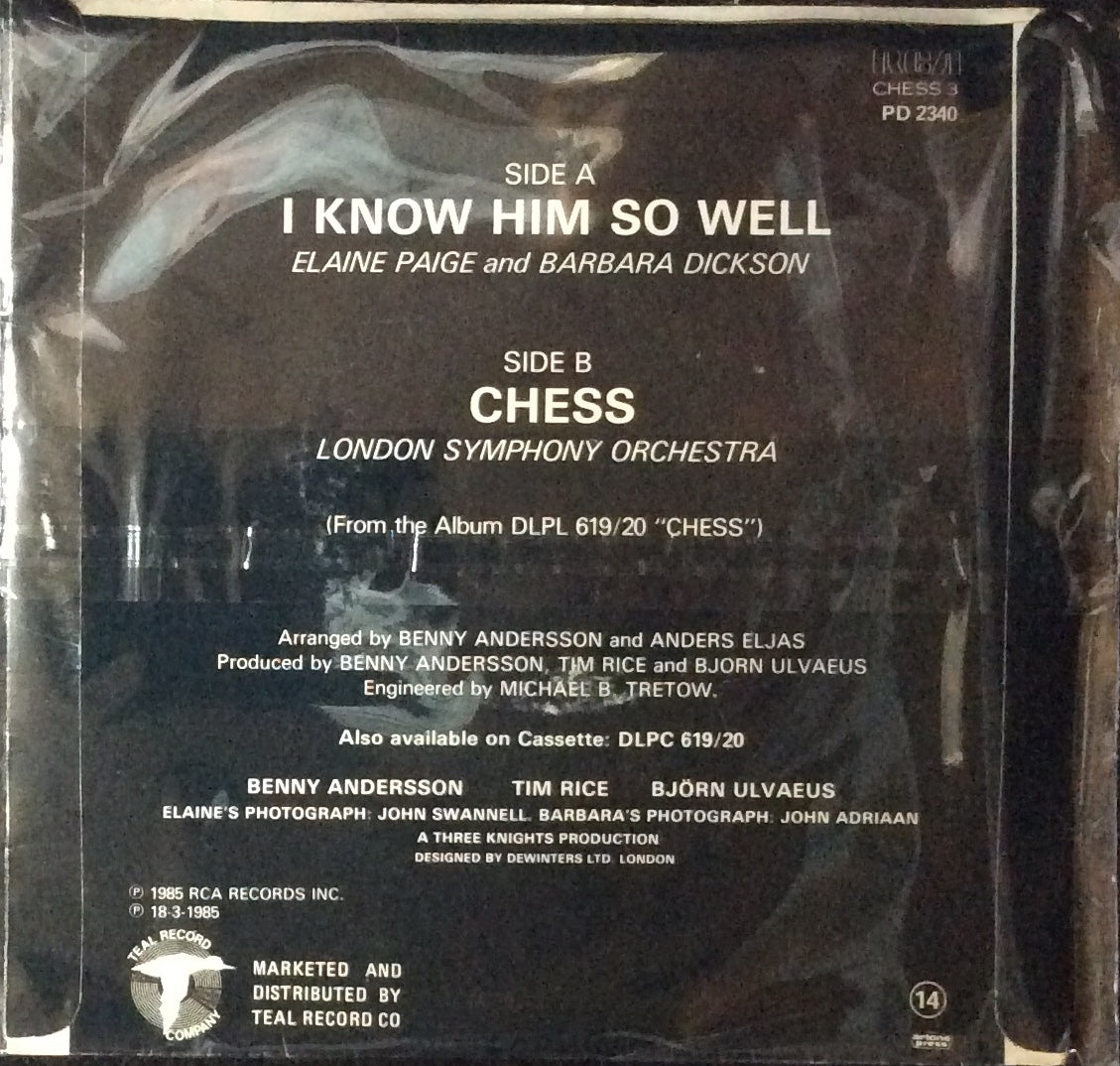 Elaine Paige & Barbara Dickson - I Know Him So Well (7' Single)