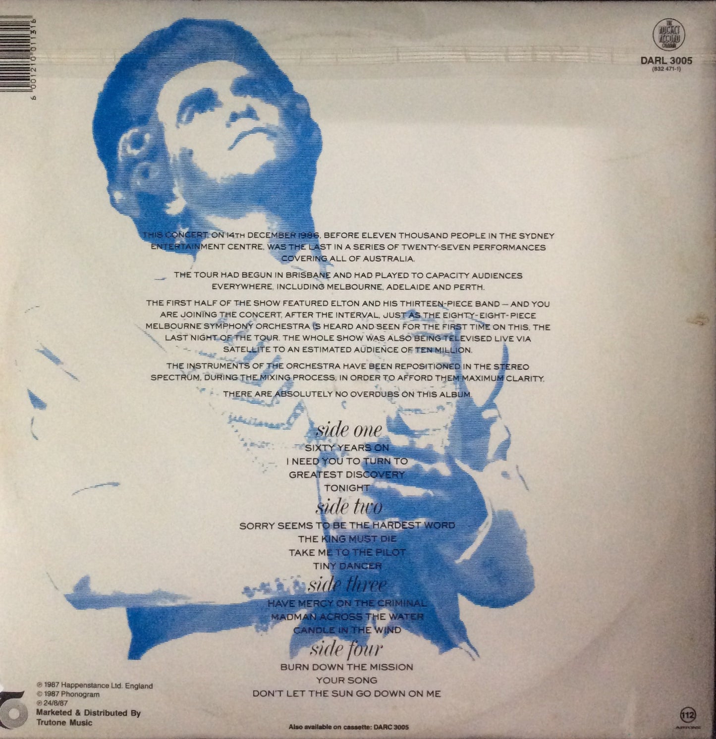 Elton John - Live In Australia