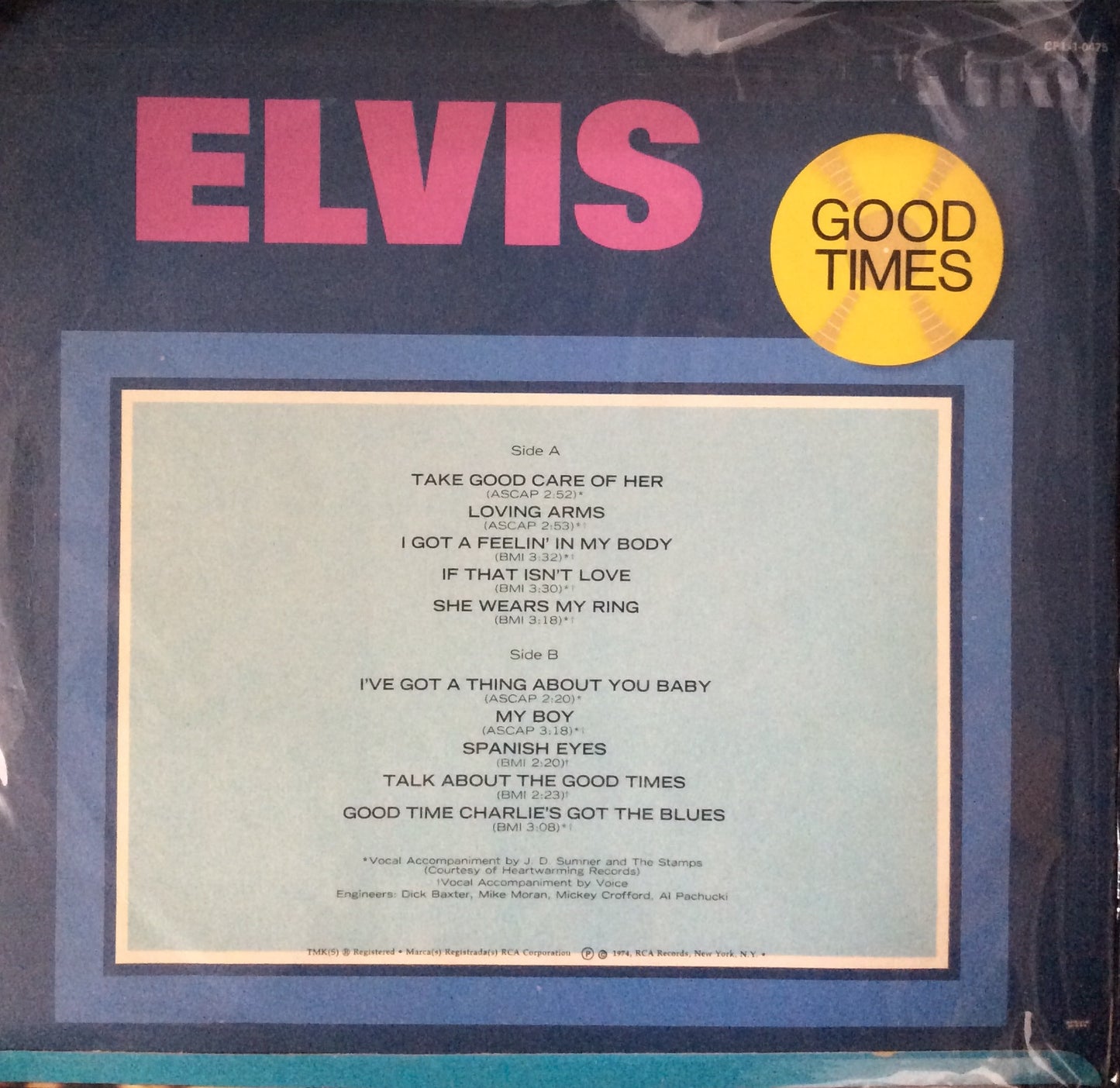 Elvis Presley - Good Times