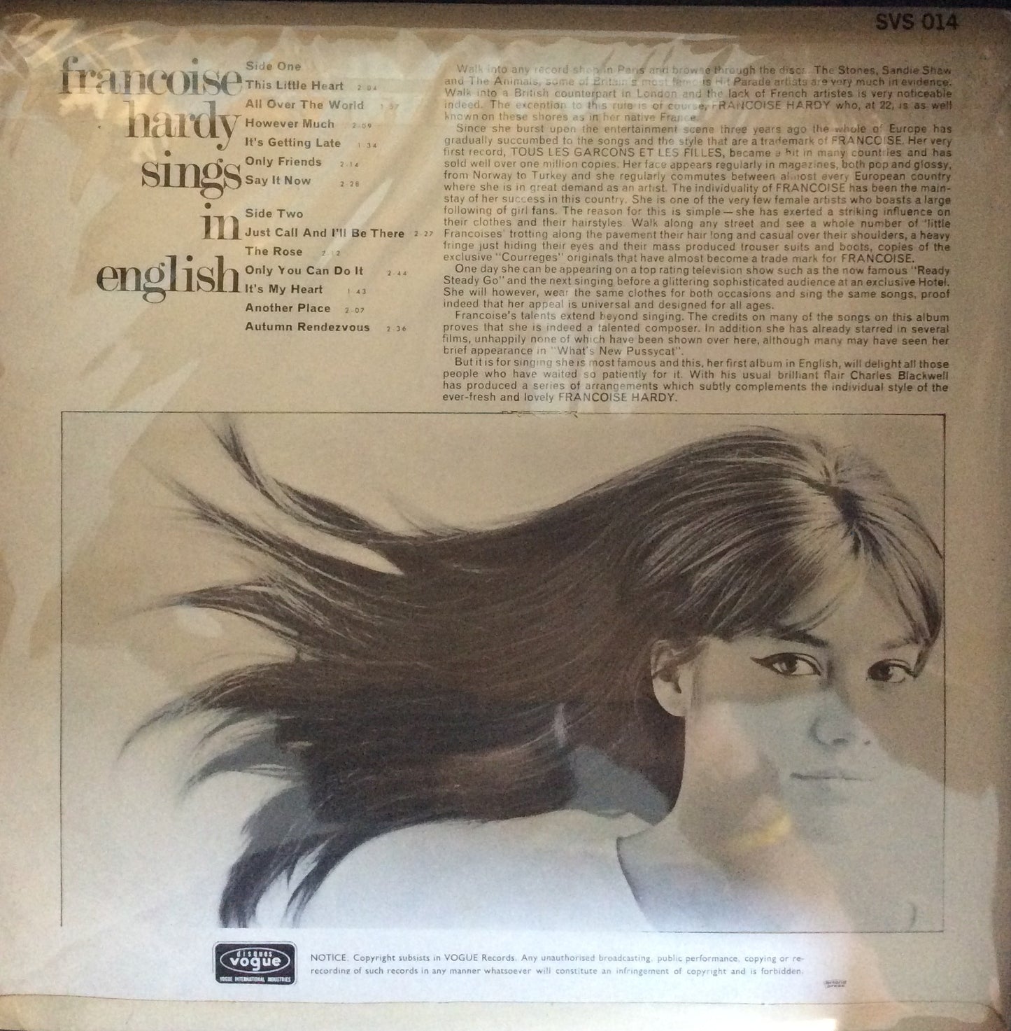 Francoise Hardy - Francoise Hardy Sings In English