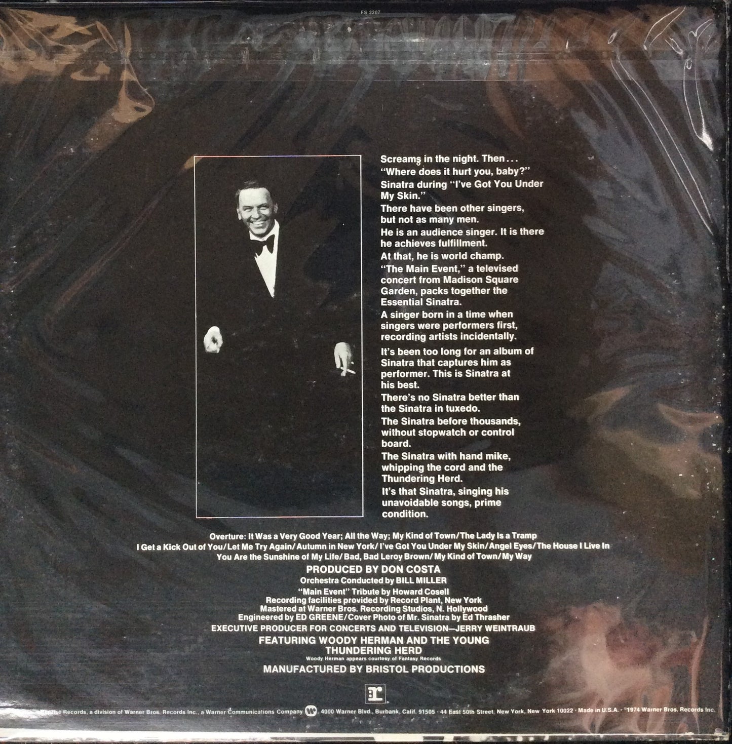 Frank Sinatra - The Main Event - LIVE