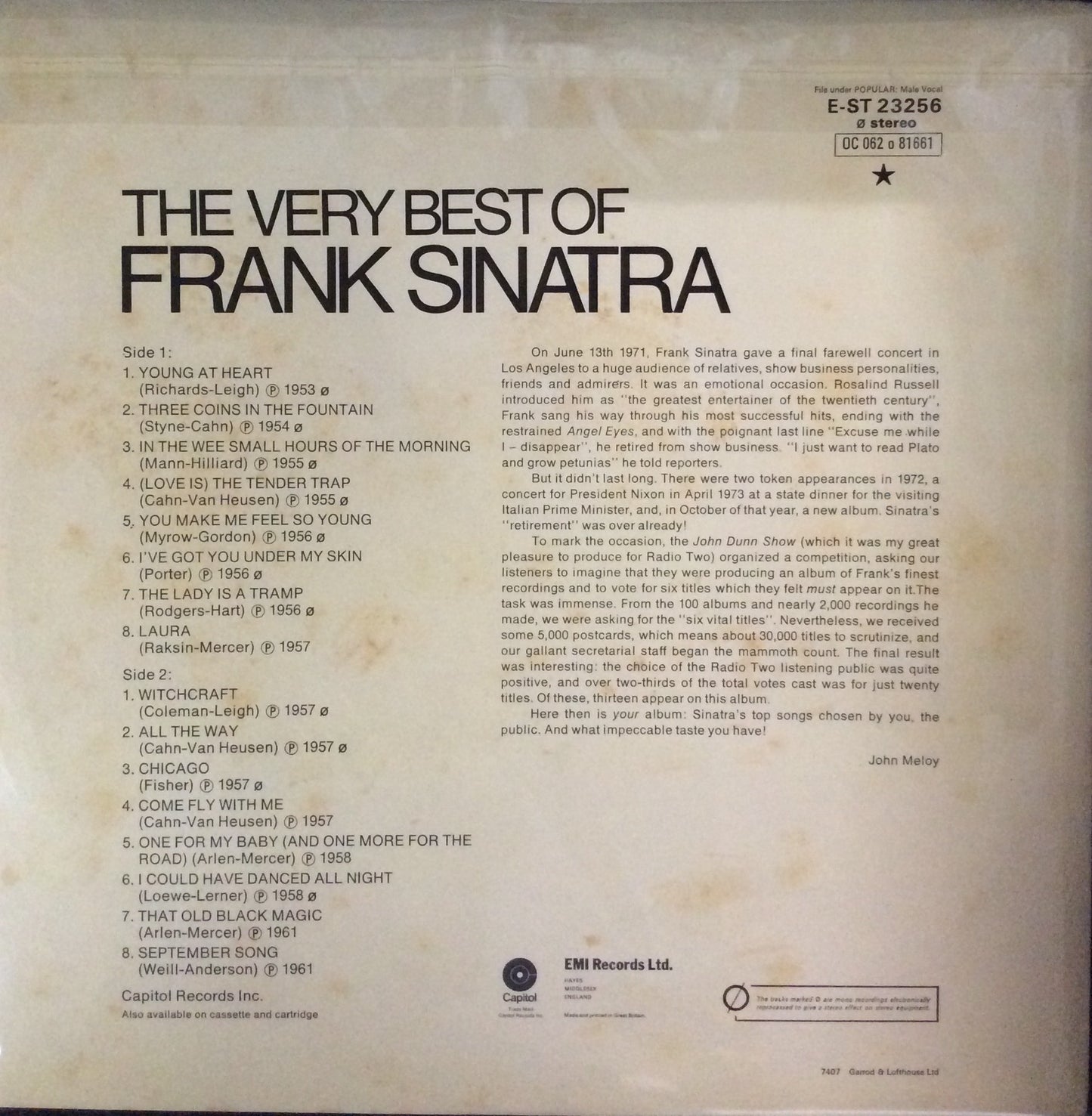 Frank Sinatra - The Very Best Of Frank Sinatra