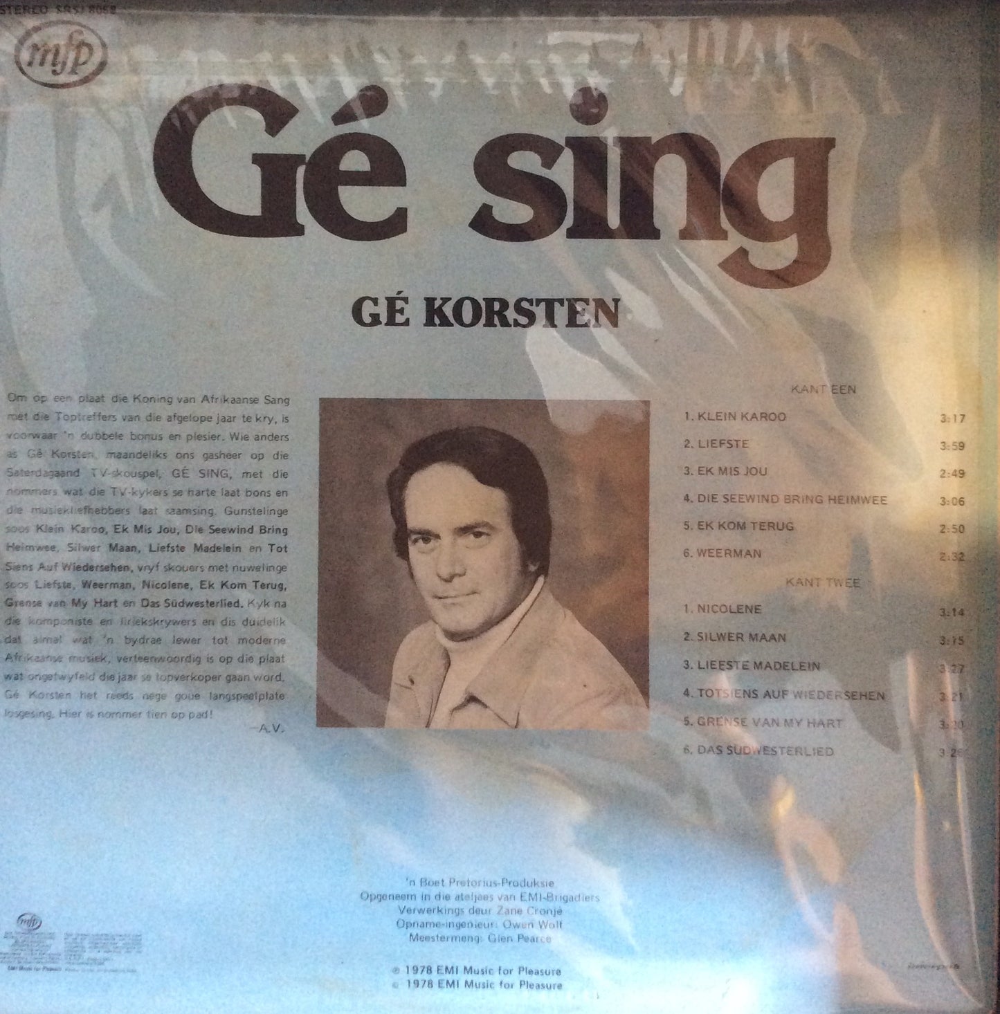 Ge Korsten - Ge Sing - TV Treffers