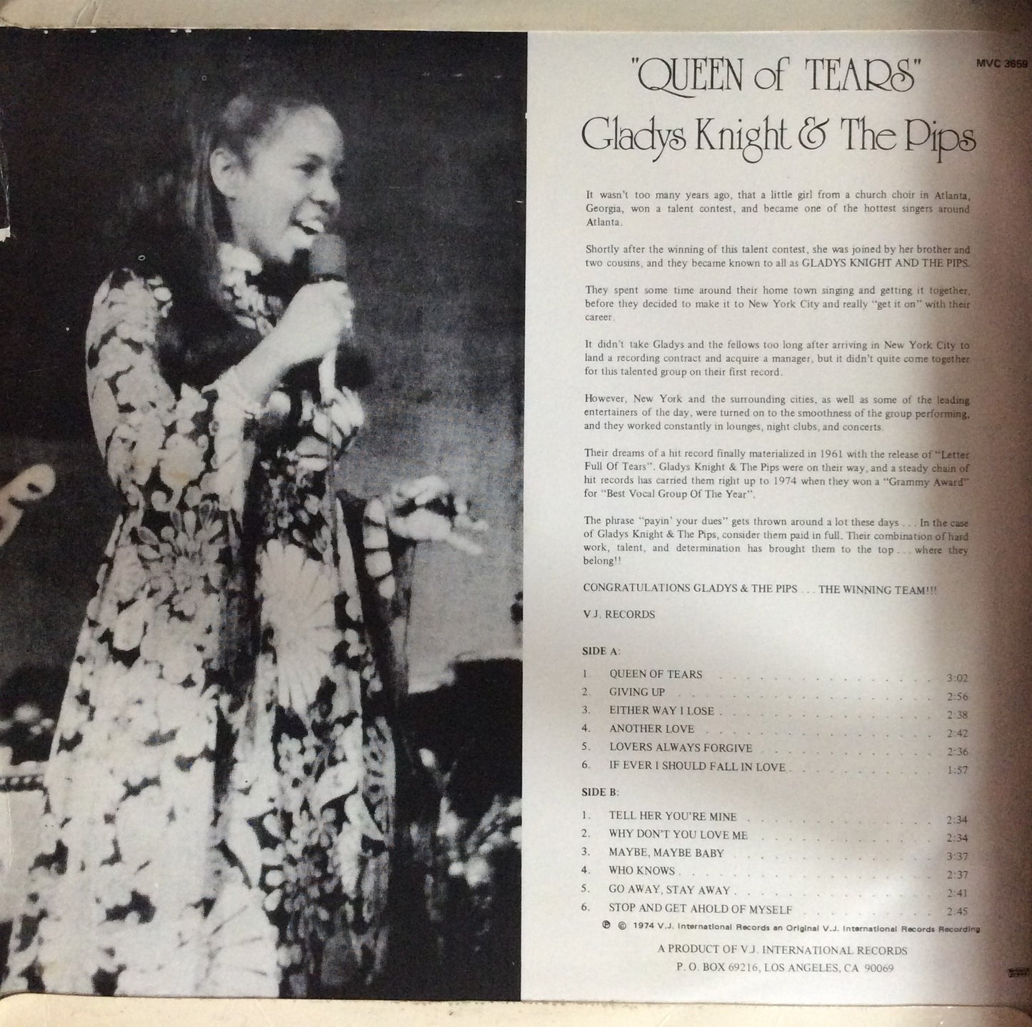 Gladys Knight & The Pips - Queen Of Tears