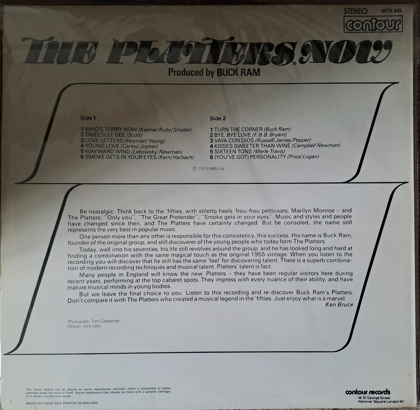 Platters, The - Now