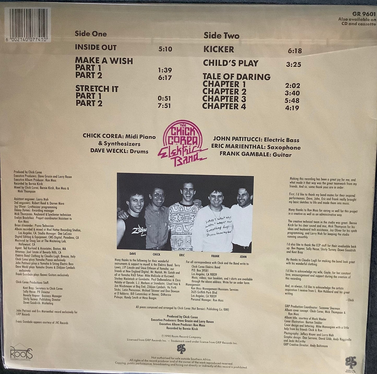 Chick Corea Elektric Band, The - Inside Out