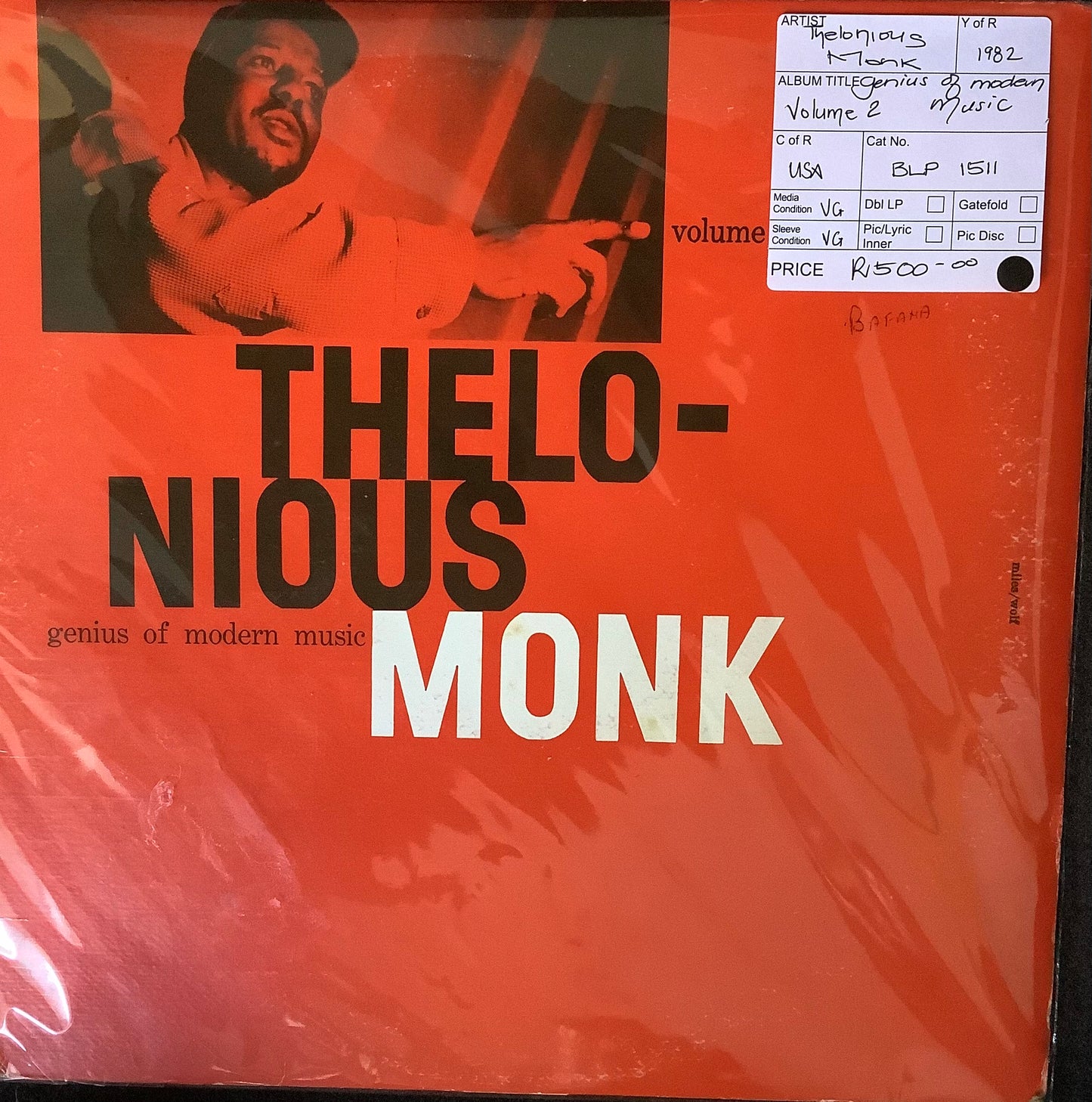 Thelonious Monk - Genius of Modern Music Vol 2