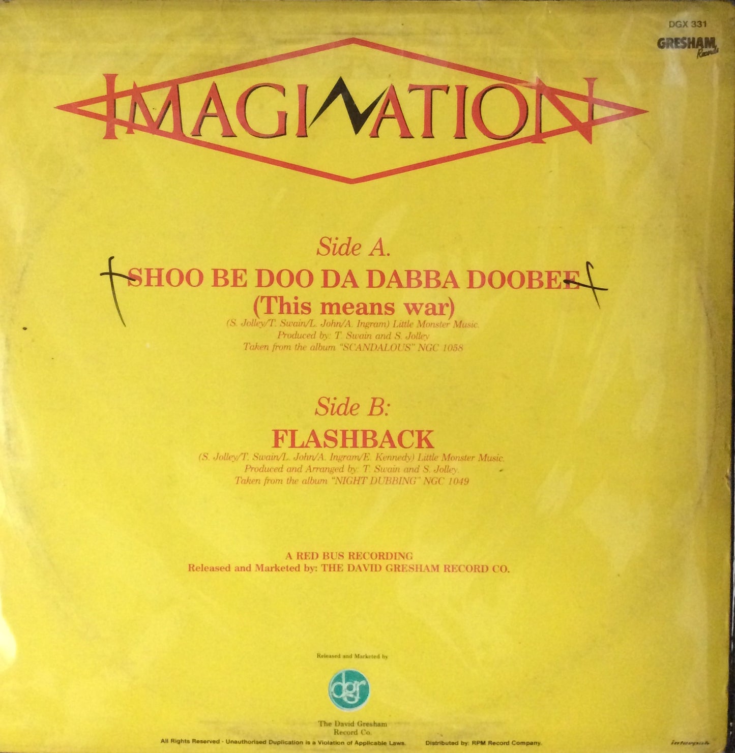 Imagination - Shoo Be Doo Da Dabba Doobee