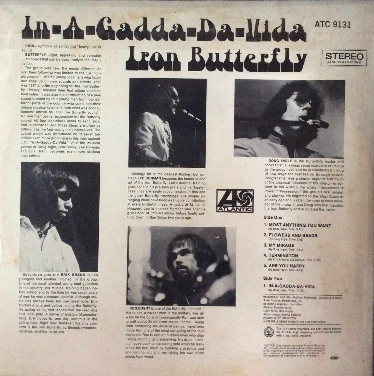 Iron Butterfly - In-A-Gadda-Da-Vida