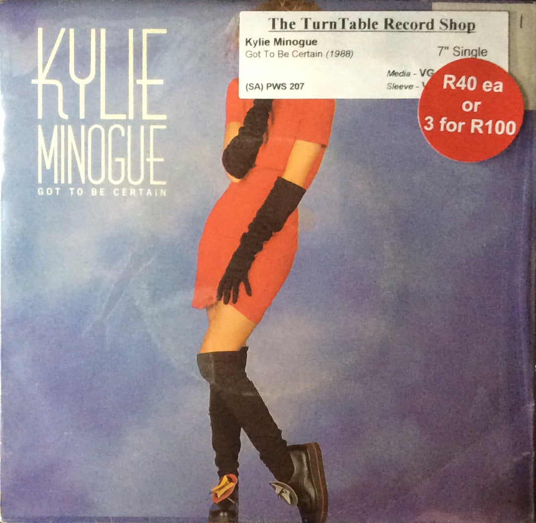 Kylie Minogue - Got To Be Certain (7" Single)