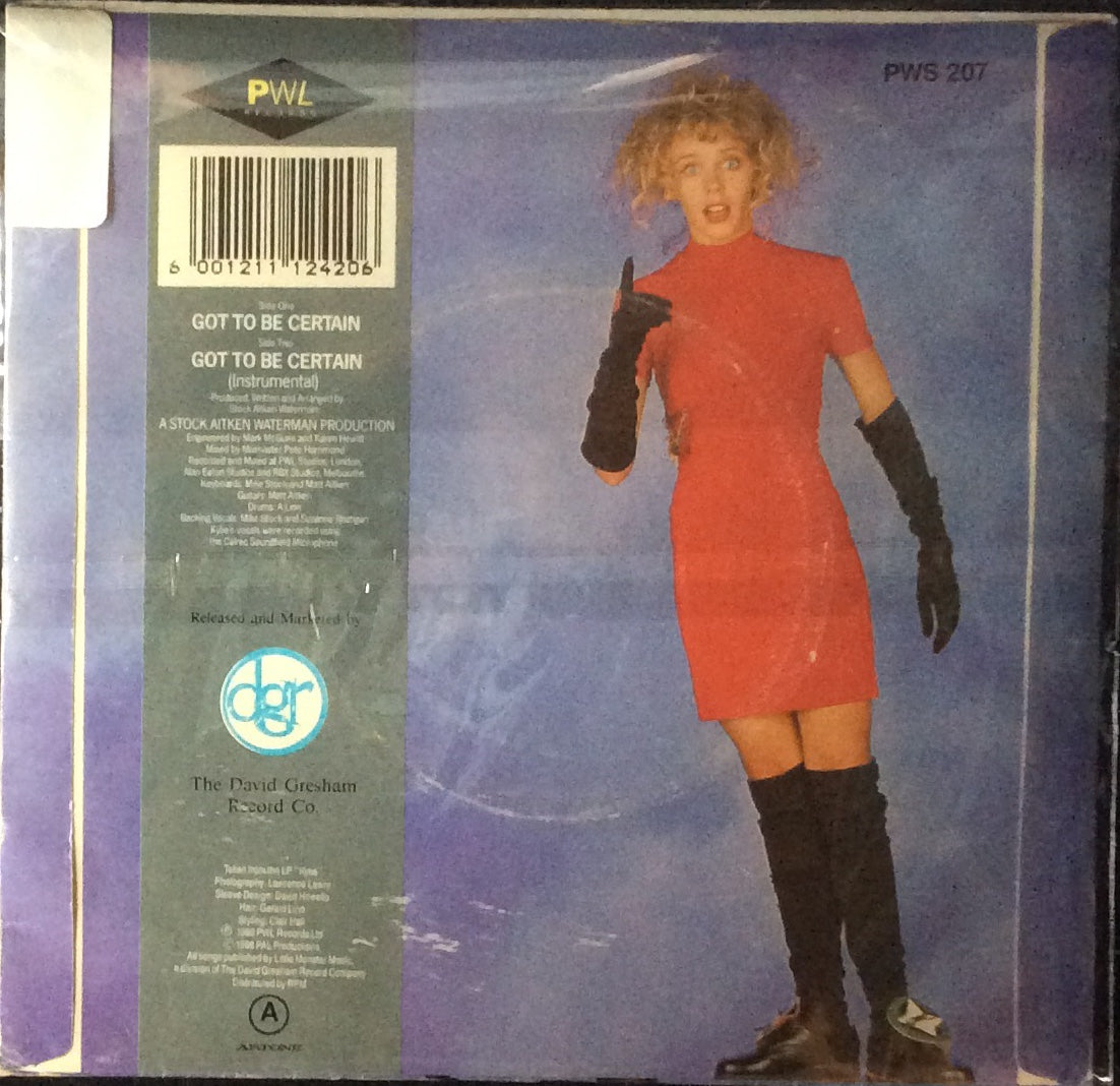 Kylie Minogue - Got To Be Certain (7" Single)