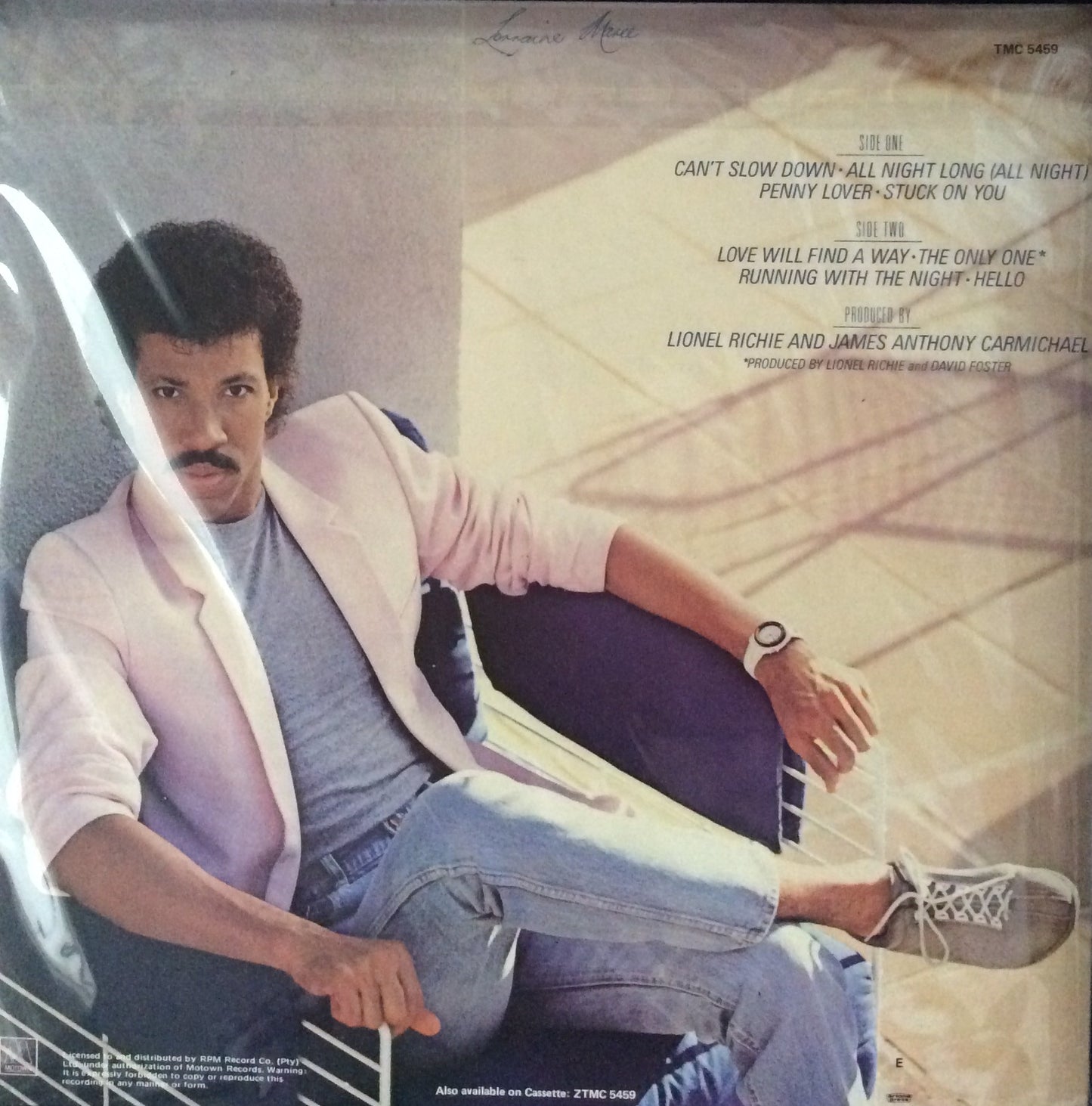 Lionel Richie - Can't Slow Down