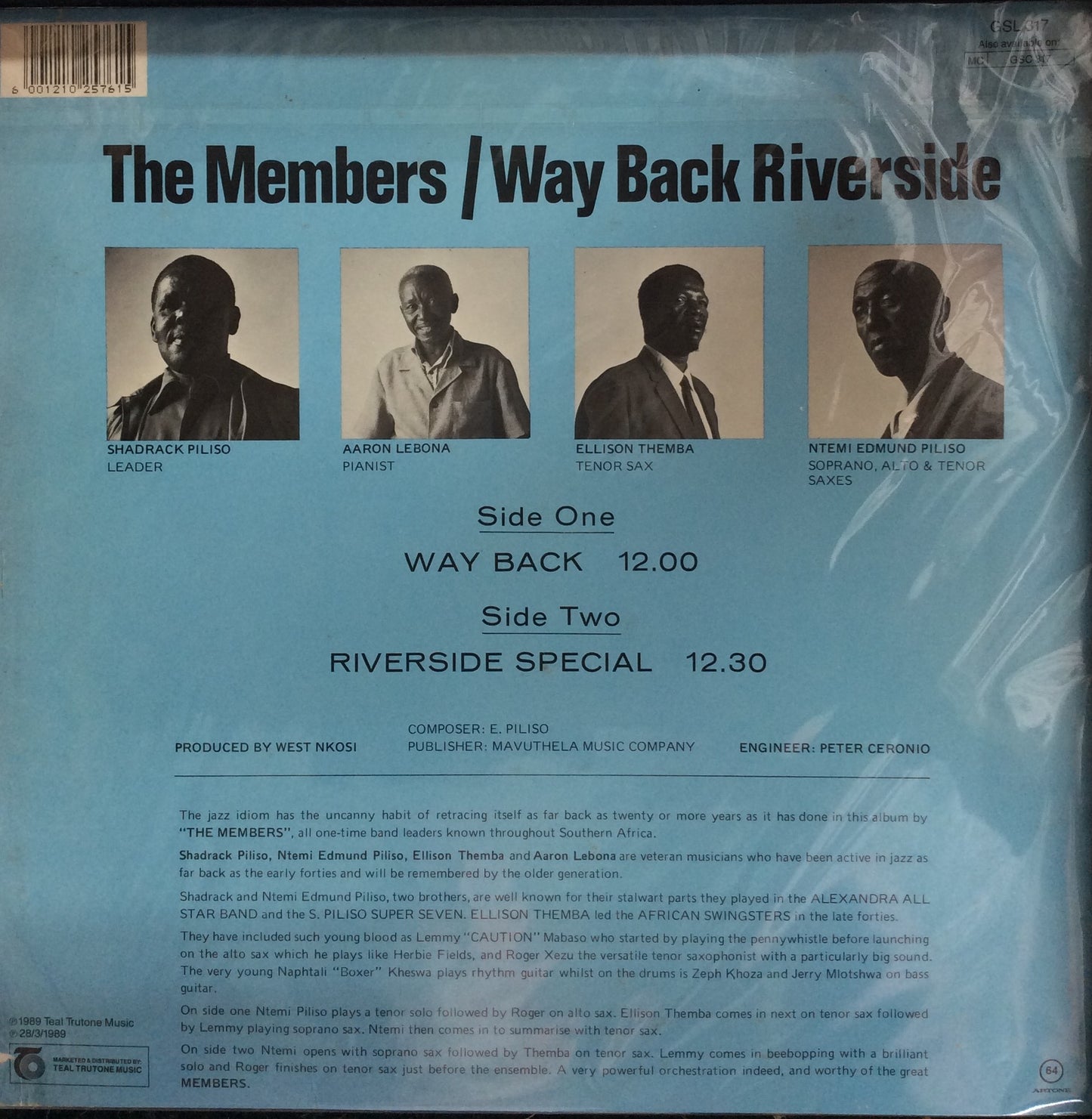 Members, The - Way Back Riverside