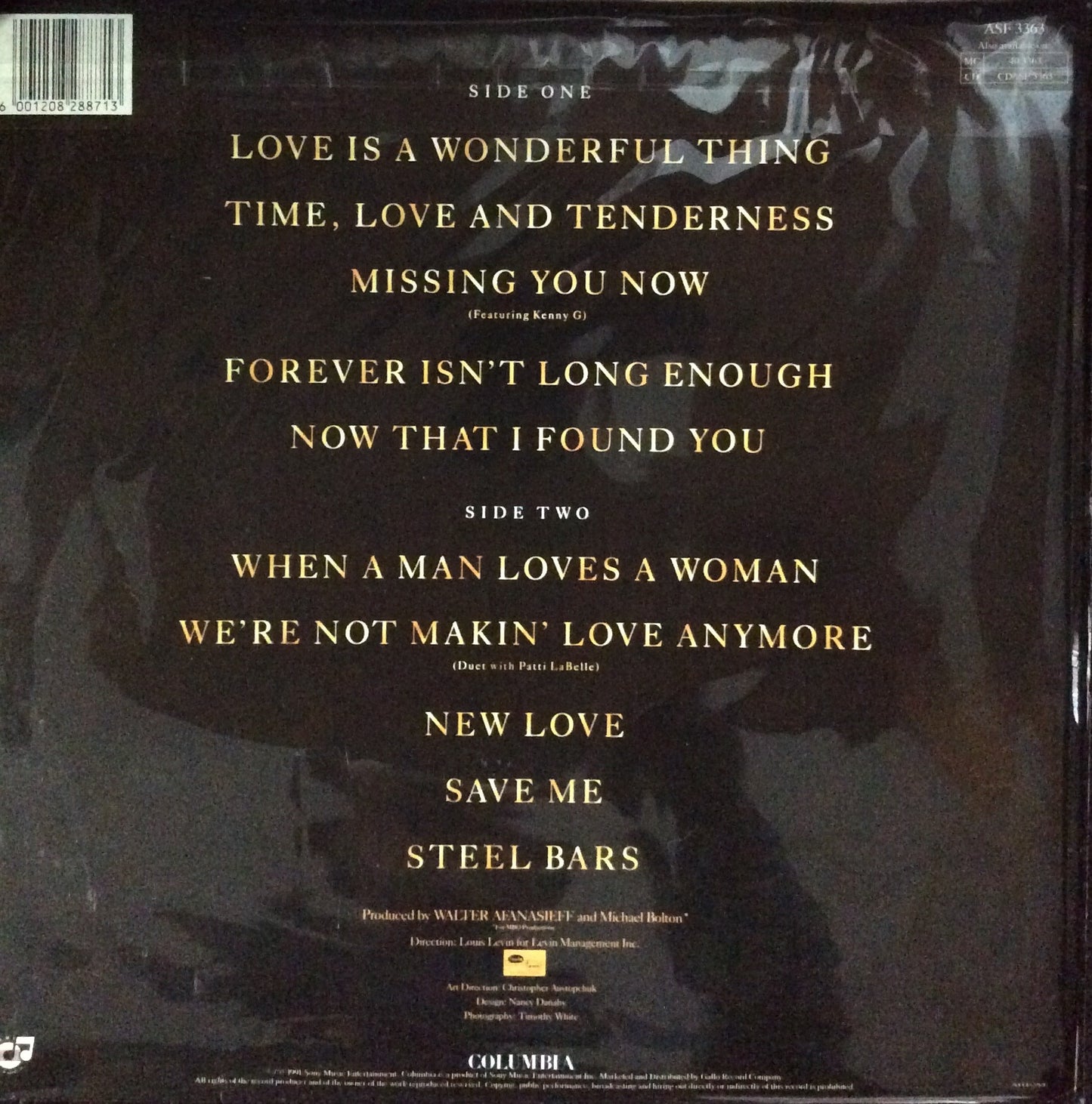 Michael Bolton - Time, Love & Tenderness