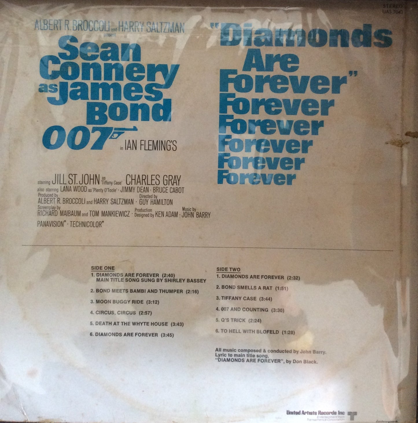 Movie Soundtrack - Diamonds Are Forever