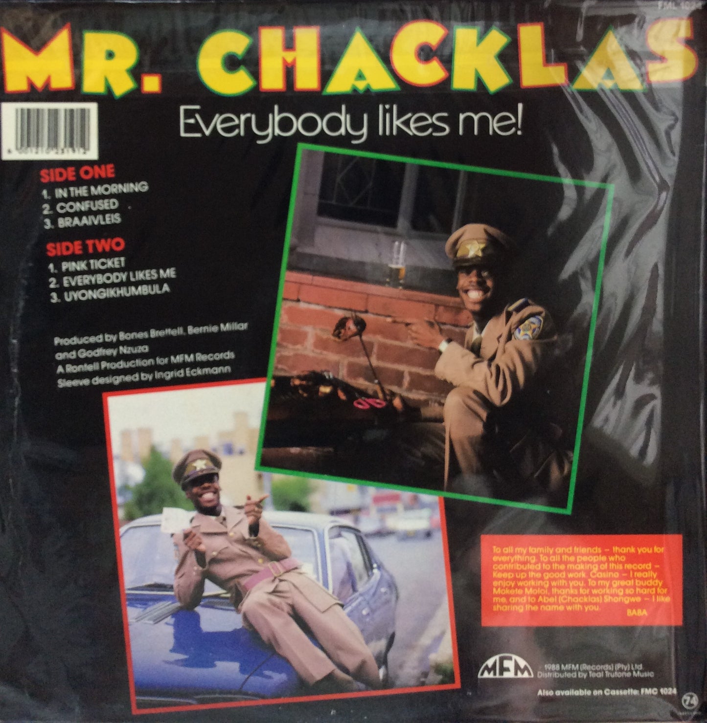Mr. Chacklas - Everbody Likes Me!
