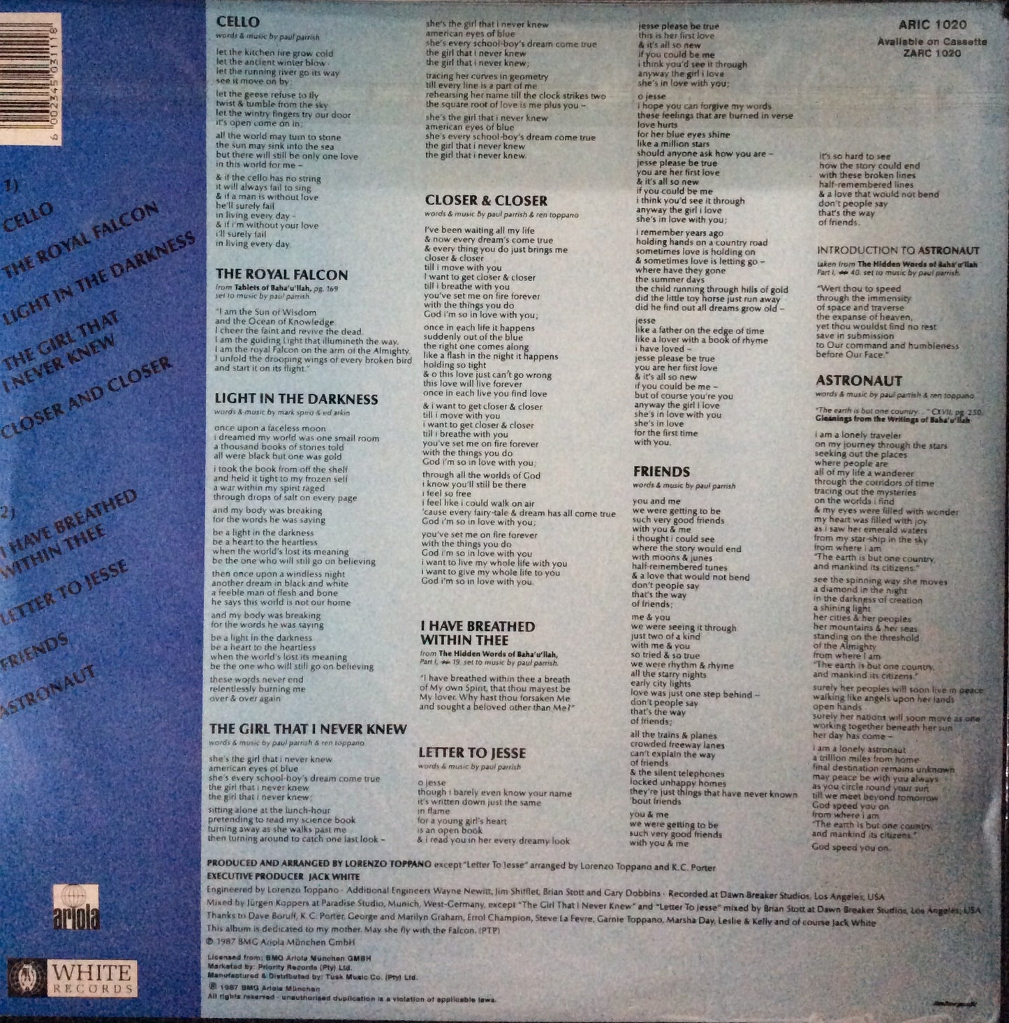 Parrish & Toppano - The Royal Falcon