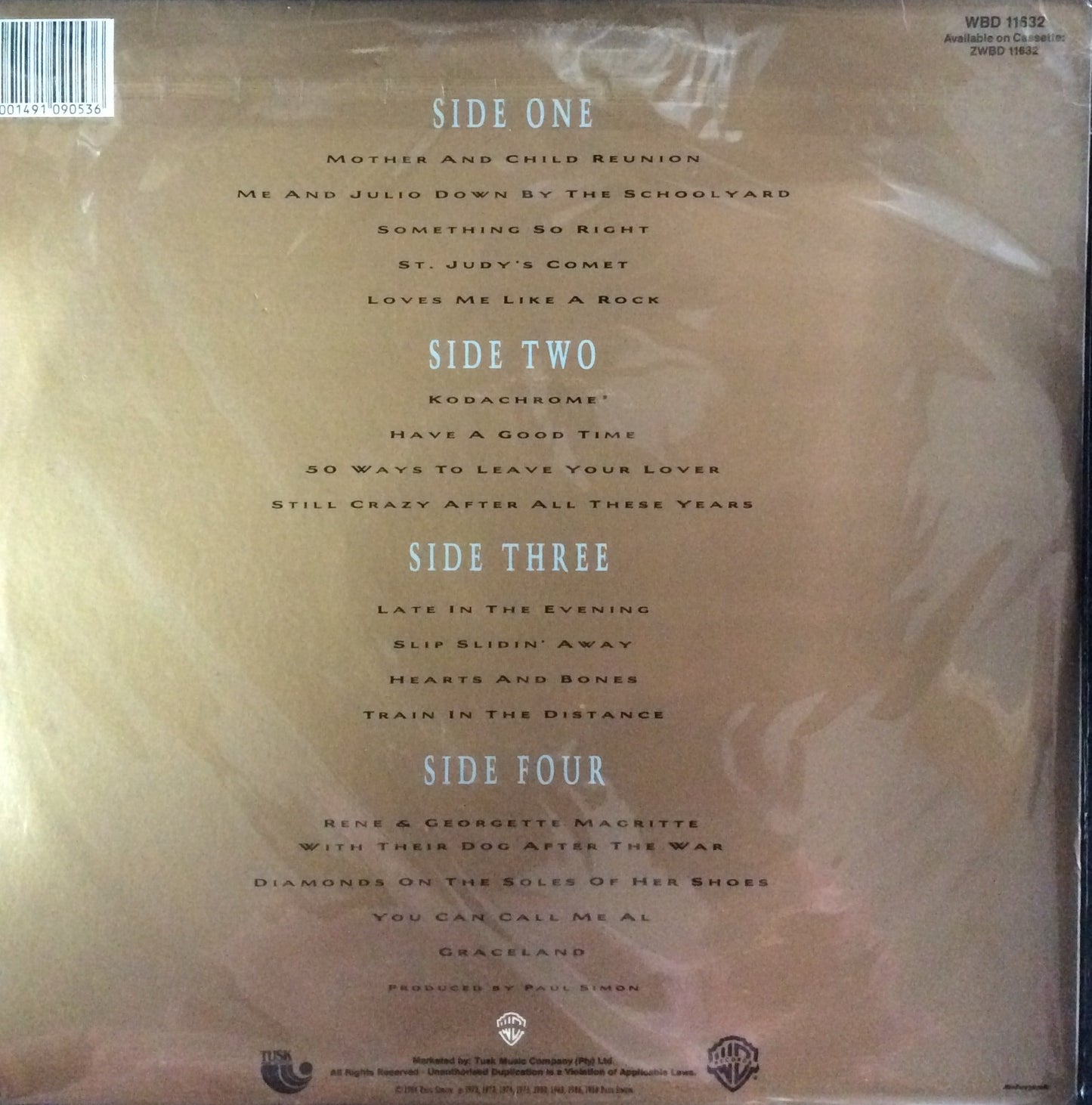 Paul Simon - Negotiations And Love Songs