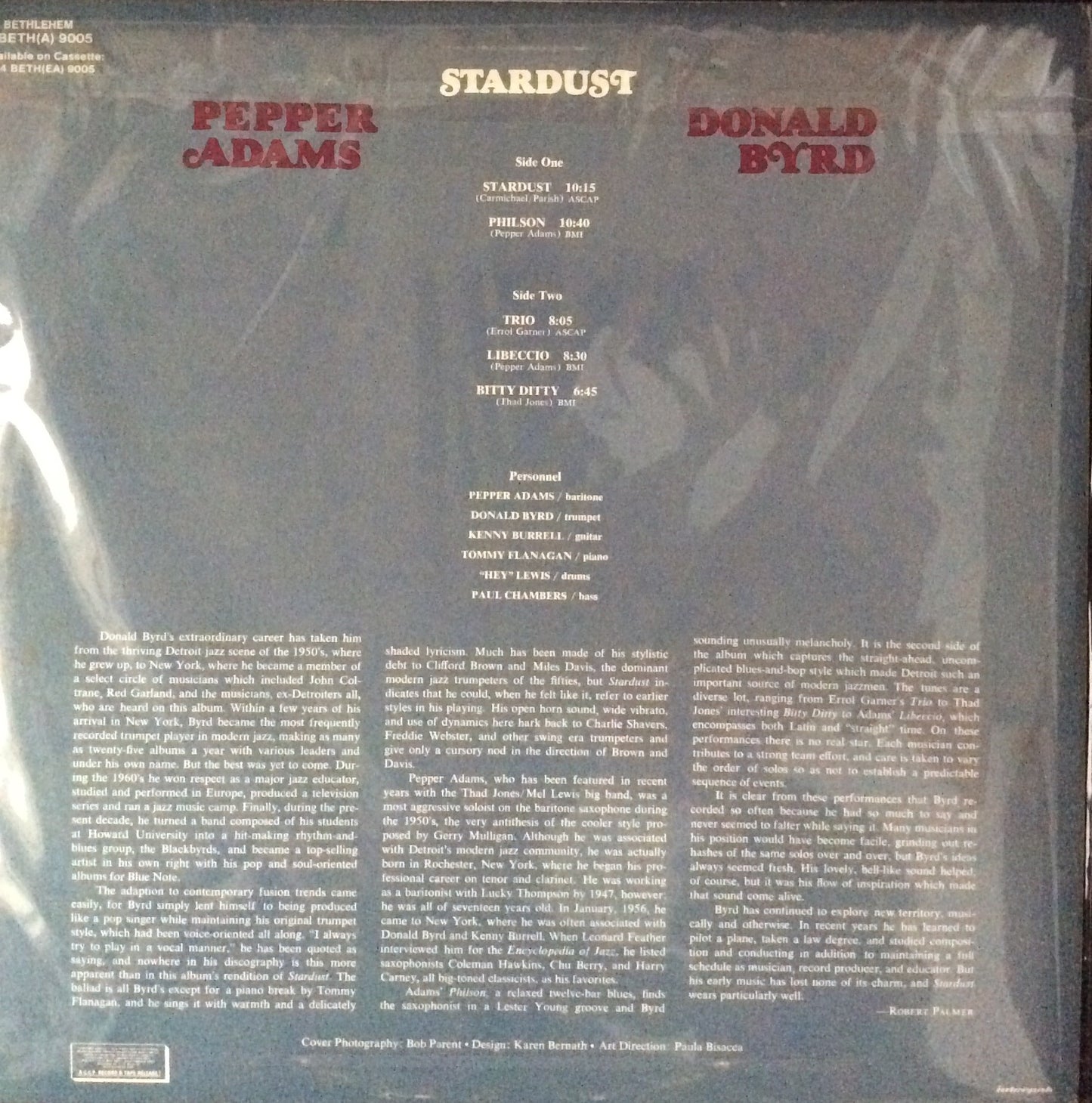 Pepper Adams & Donald Byrd - Stardust - The Bethlehem Years