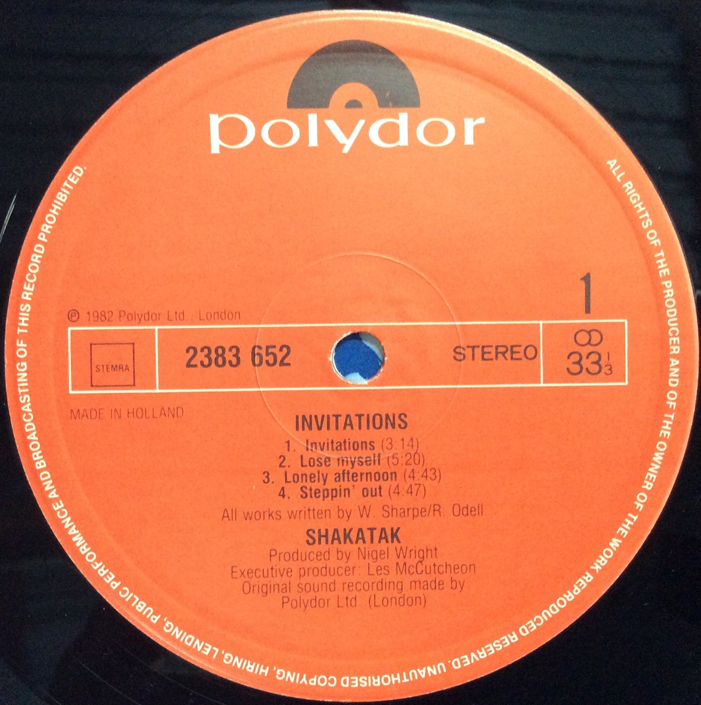 Shakatak - Invitations