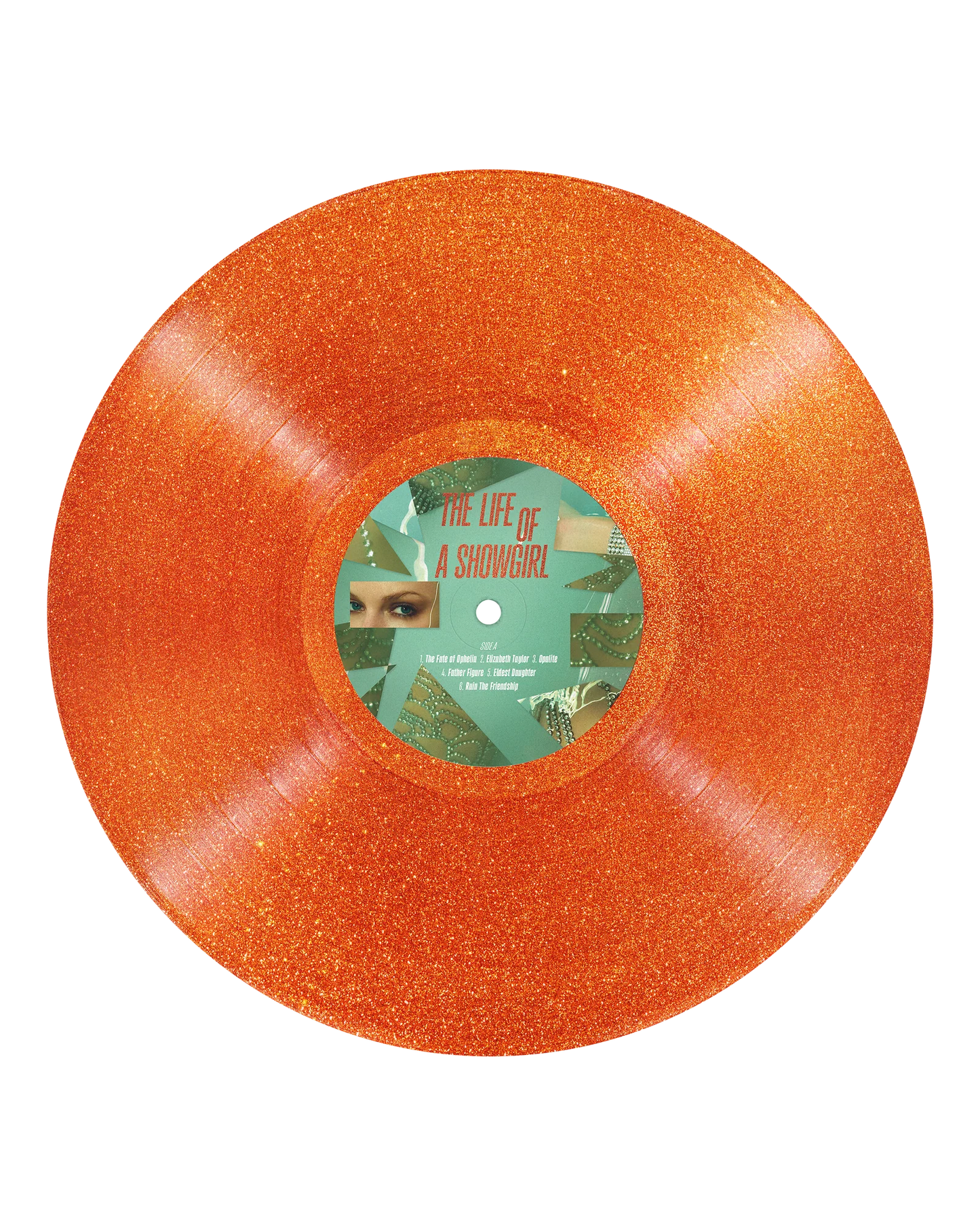 Taylor Swift - The Life Of A Showgirl (PORTOFINO ORANGE GLITTER VINYL)