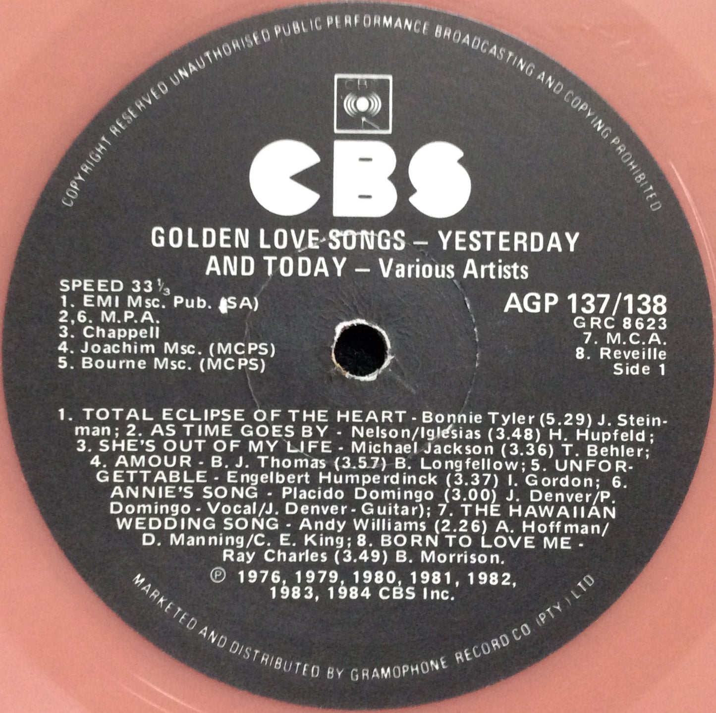 Various Artists - Golden Love Songs - Yesterday & Today