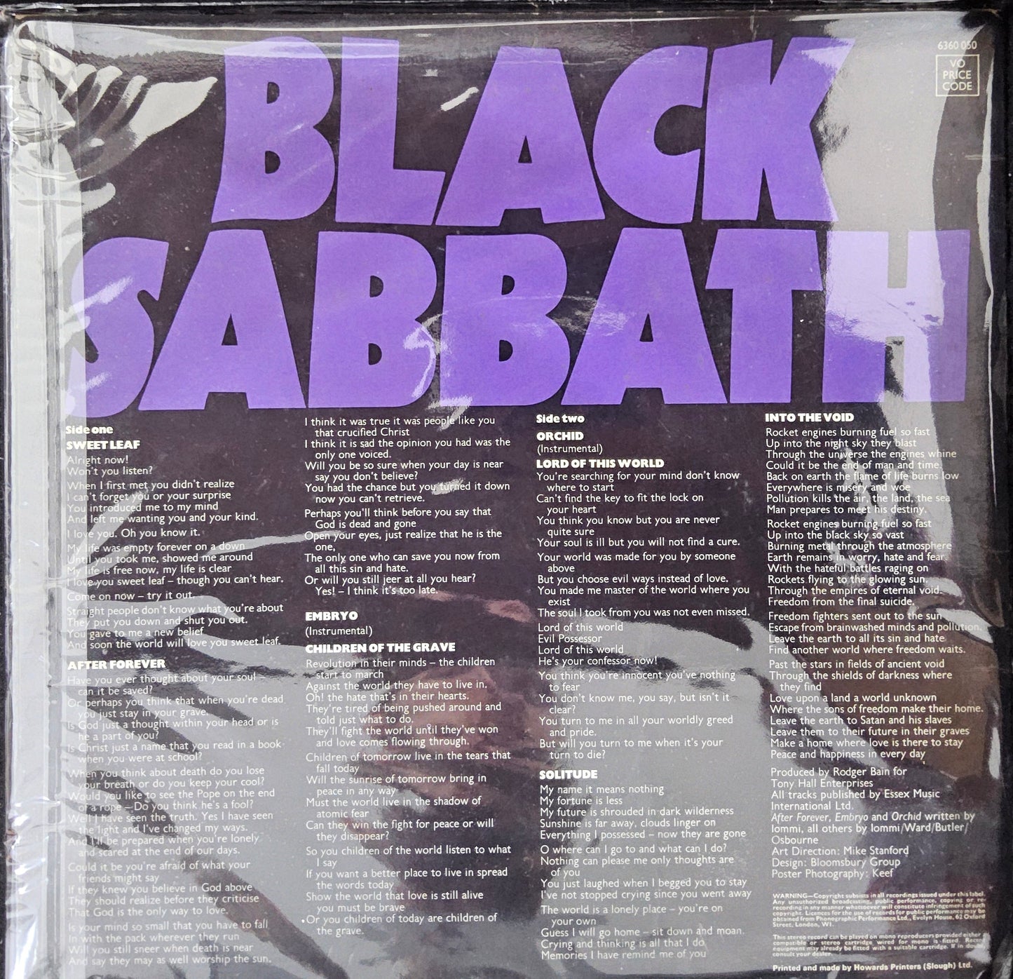 Black Sabbath - Master Of Reality
