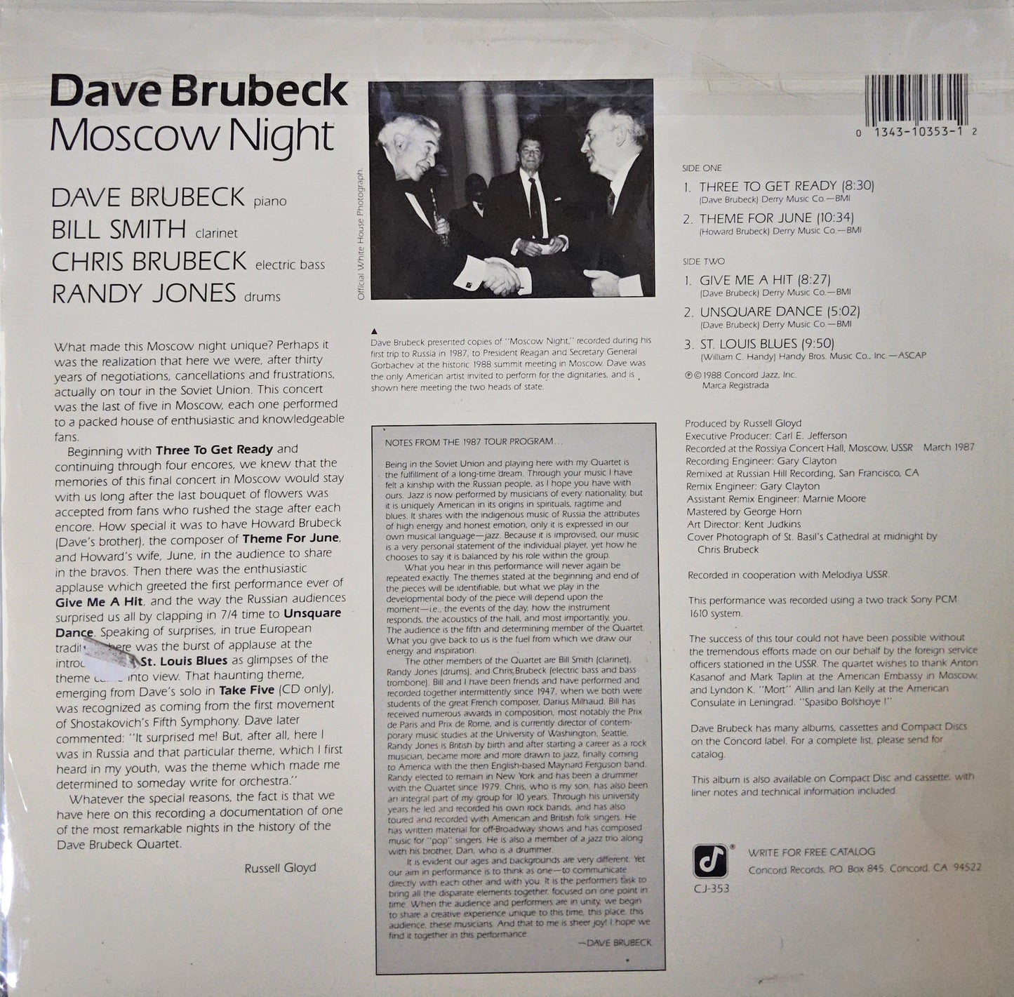 Dave Brubeck - Moscow Night