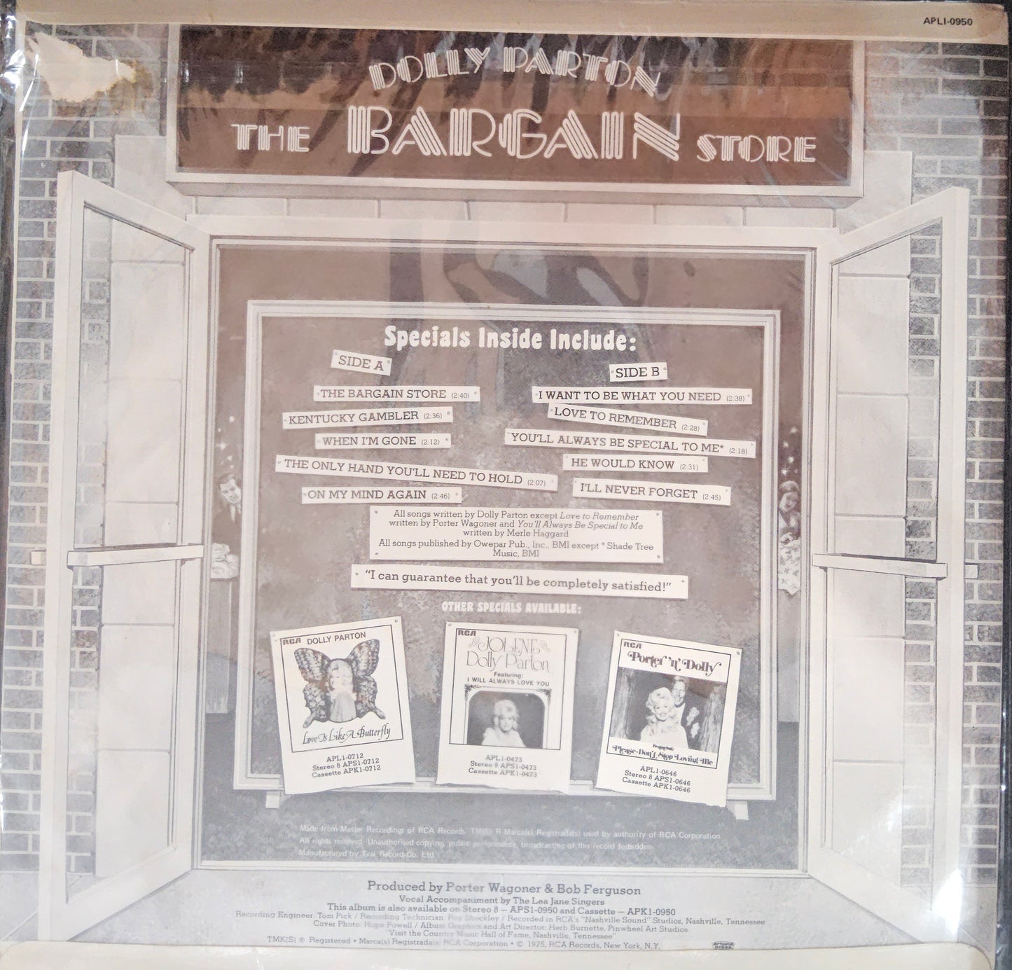 Dolly Parton - The Bargain Store