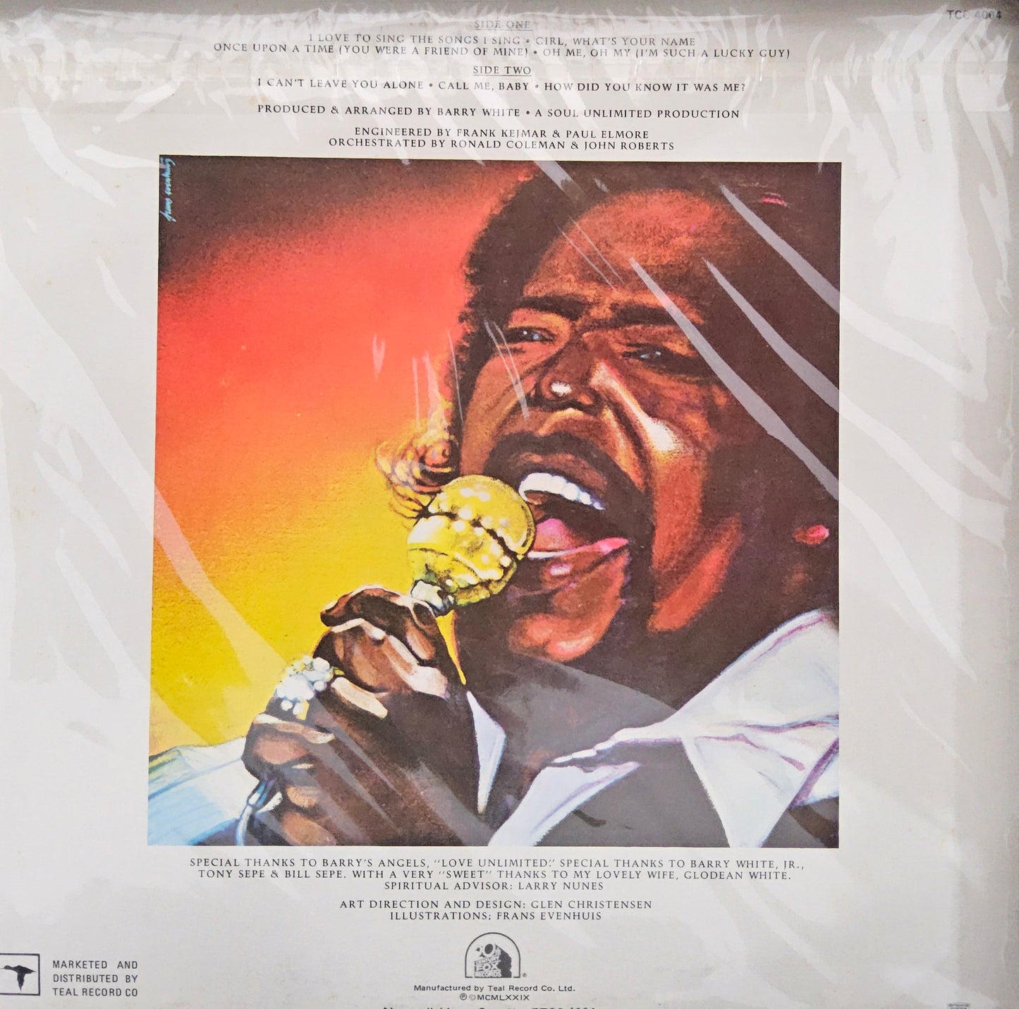 Barry White - I Love To Sing The Songs I Sing