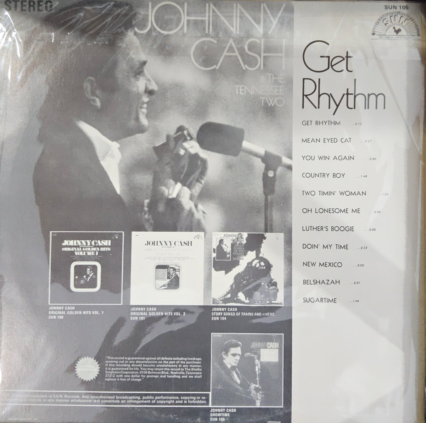 Johnny Cash & The Tennessee Two - Get Rhythm