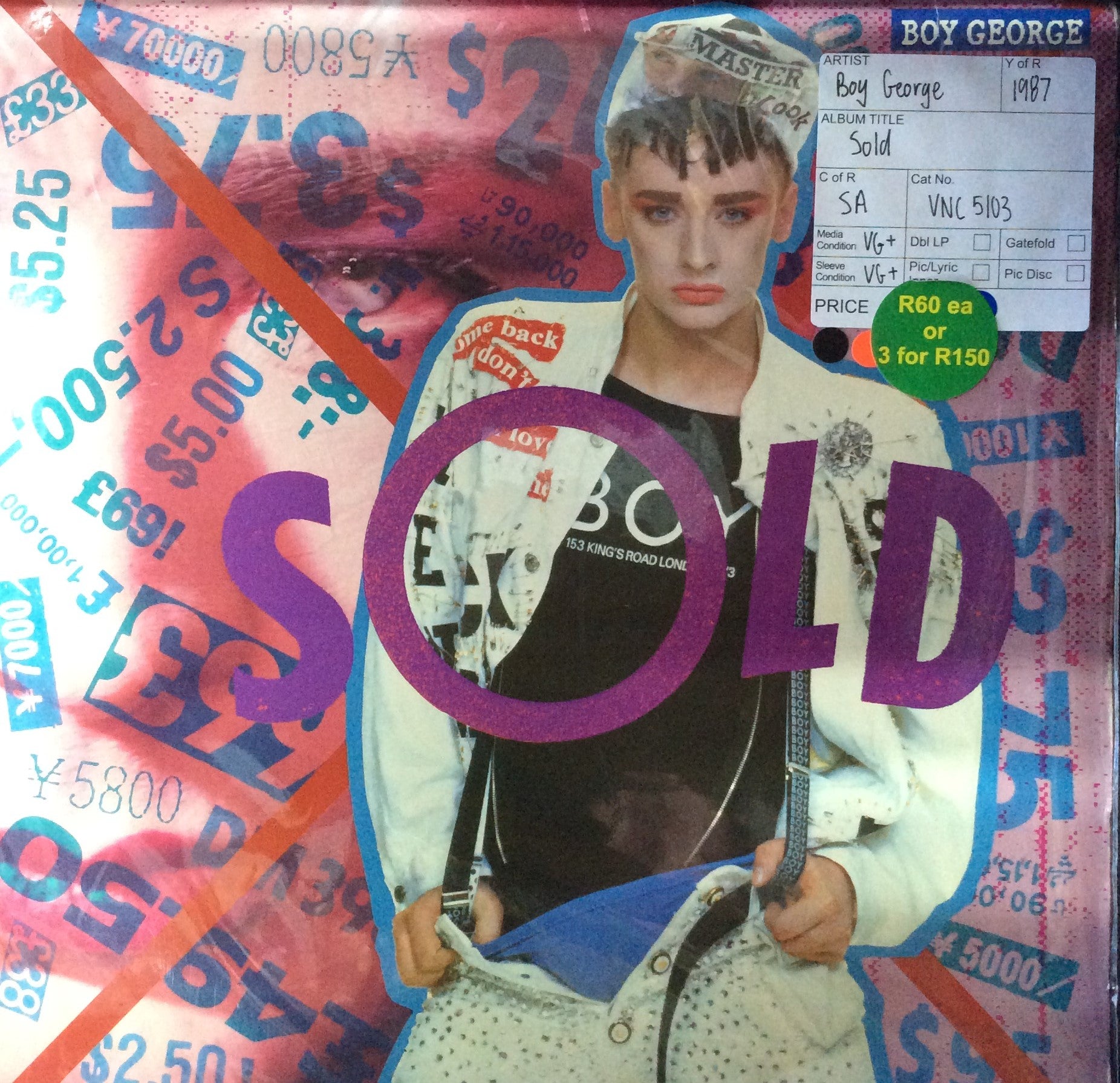 Boy George - Sold – The TurnTable Record Shop