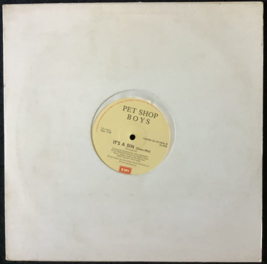 Pet Shop Boys - It's A Sin (12" Maxi)