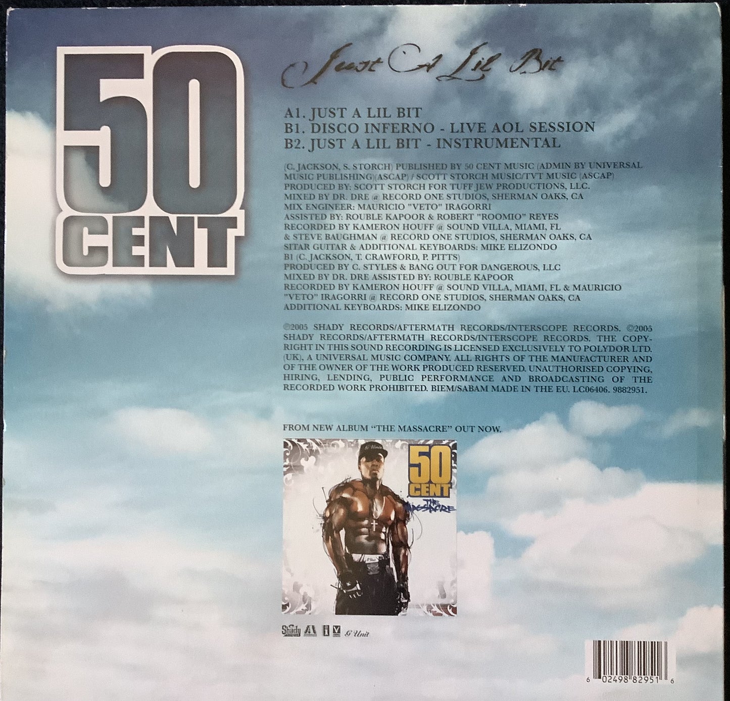 50Cent - Just A Lil Bit (12" Maxi)
