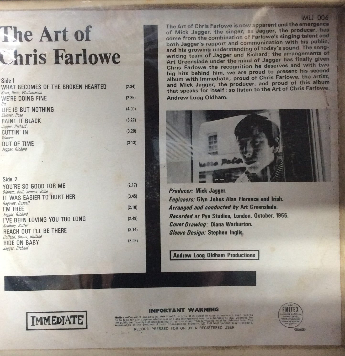 Chris Farlowe - The Art Of