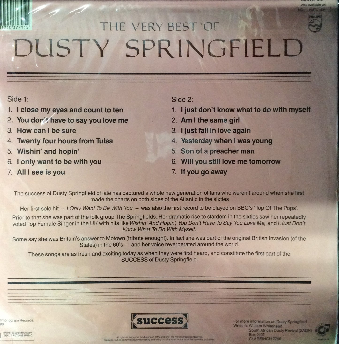 Dusty Springfiled - The Very Best Of