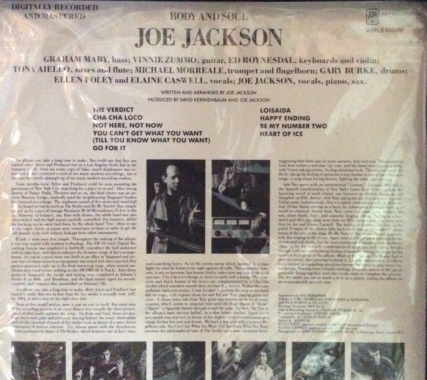 Joe Jackson - Body And Soul