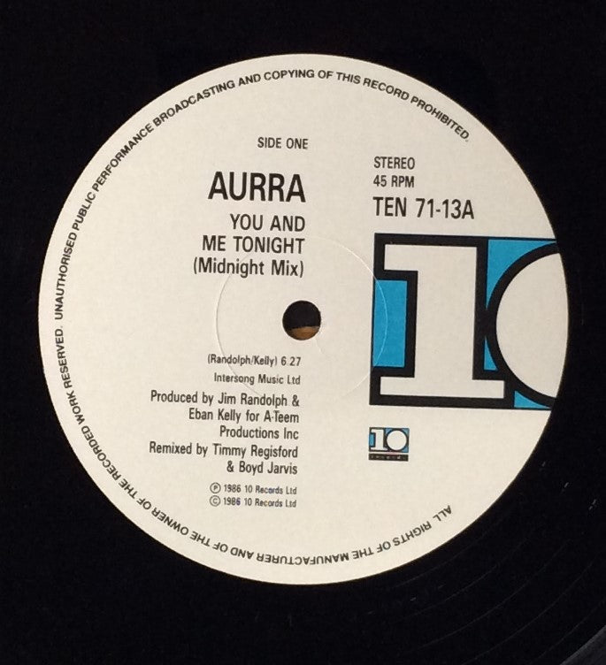 Aurra- You And Me Tonight - "Midnight Mix"