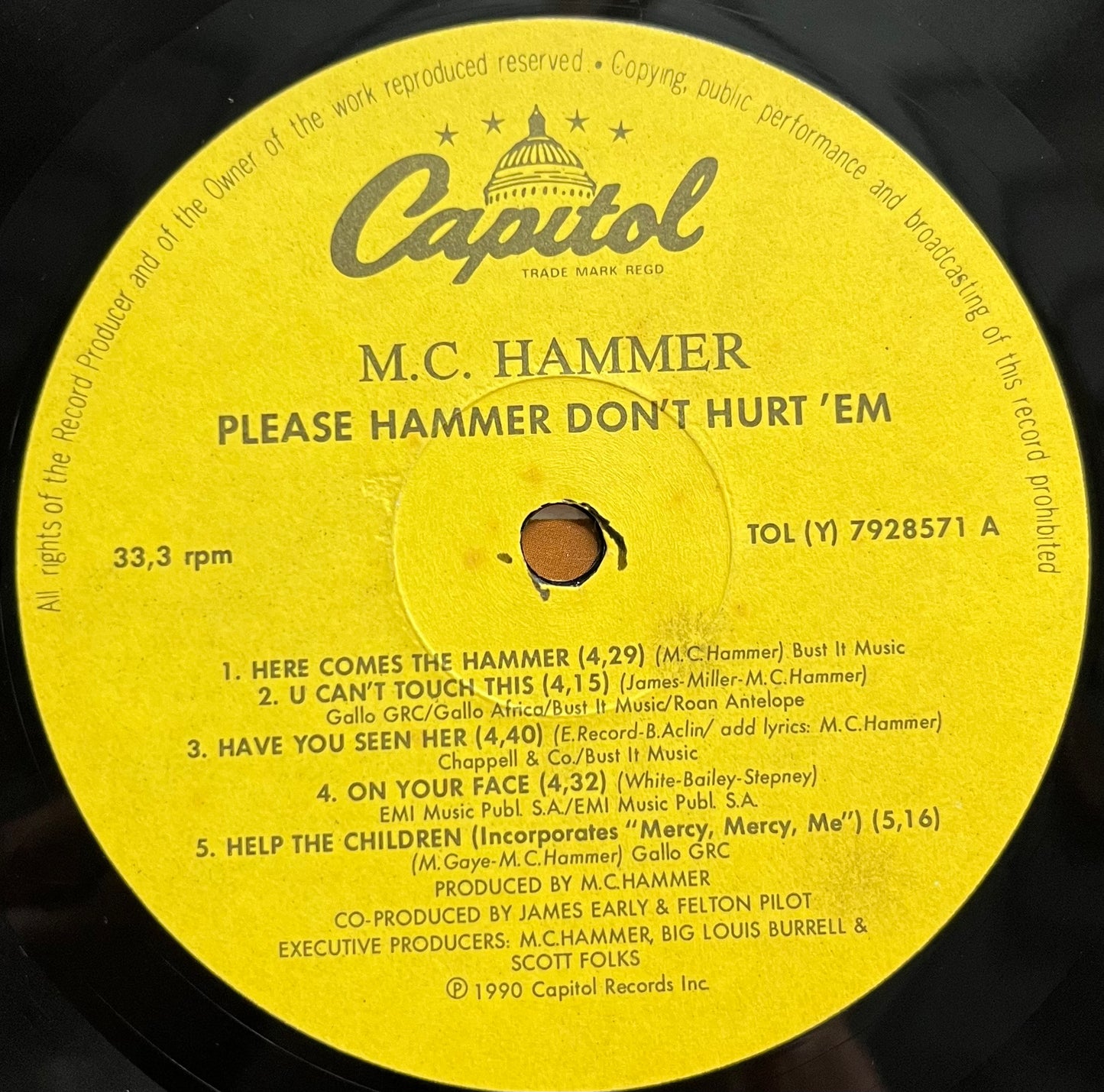 M.C. Hammer - Please Hammer Don't Hurt 'Em
