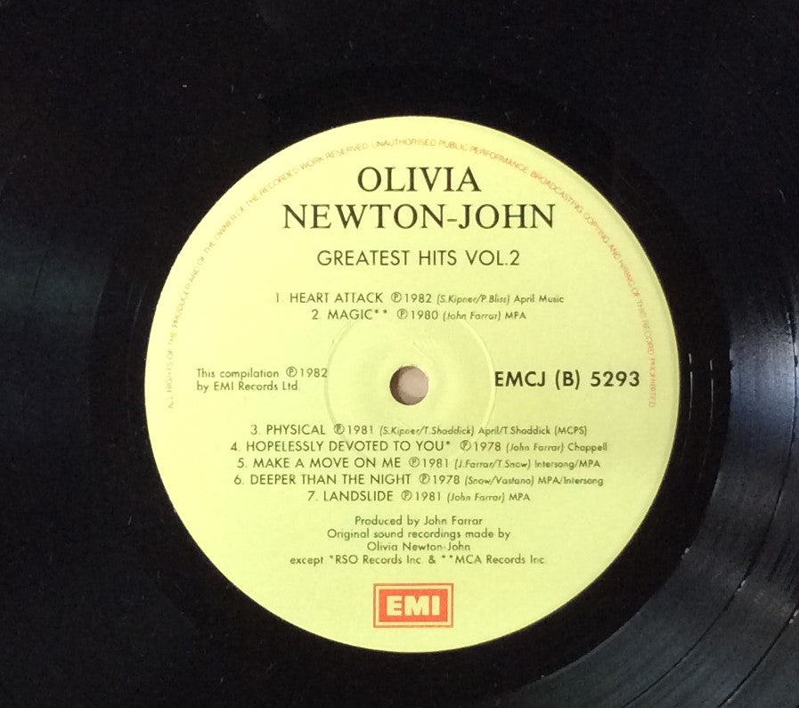 Olivia Newton John - Greatest Hits Vol.2