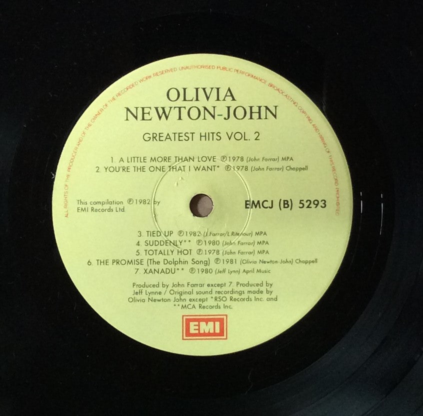 Olivia Newton John - Greatest Hits Vol.2