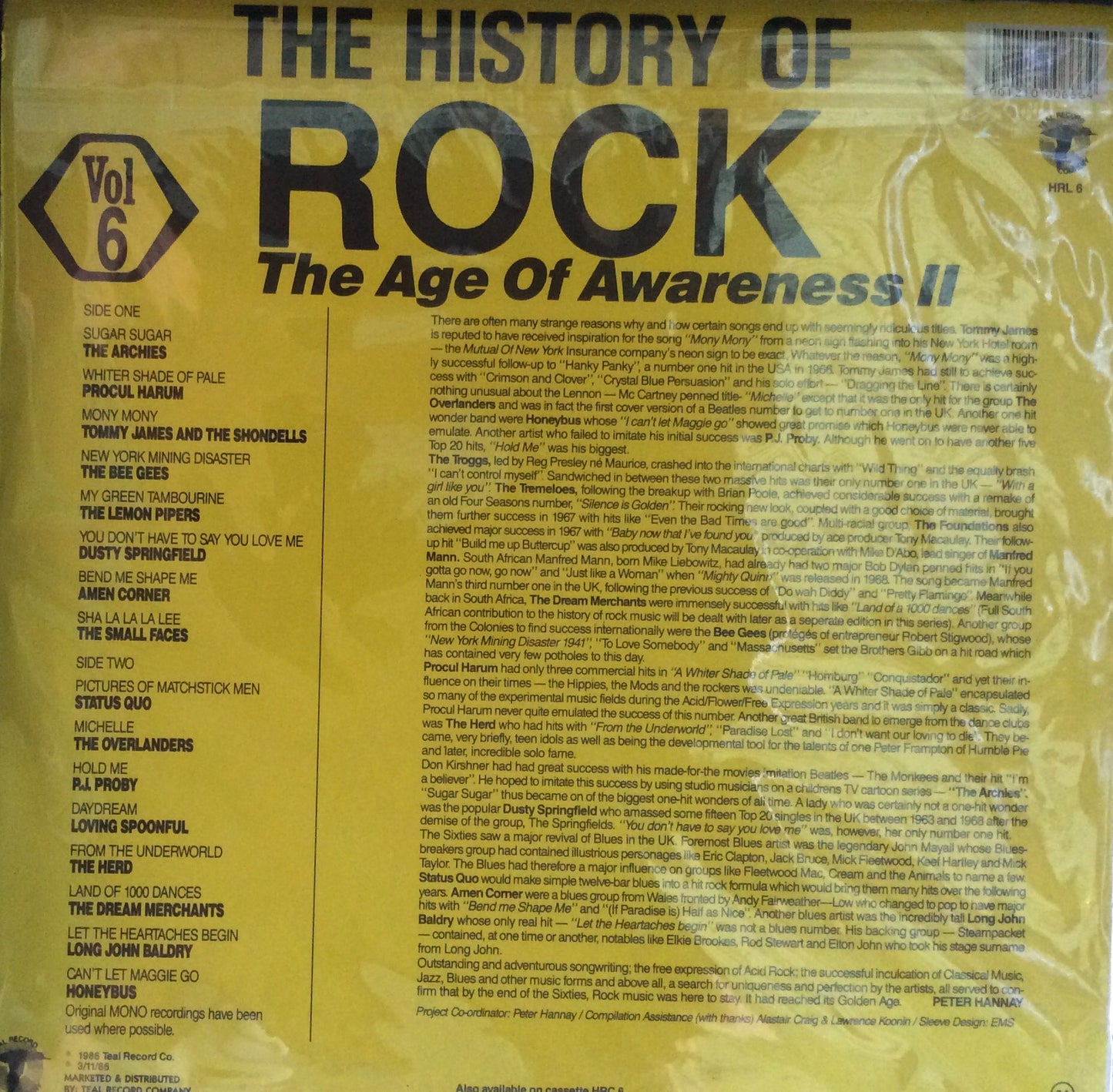 Various Artists - The History Of Rock Vol. 6