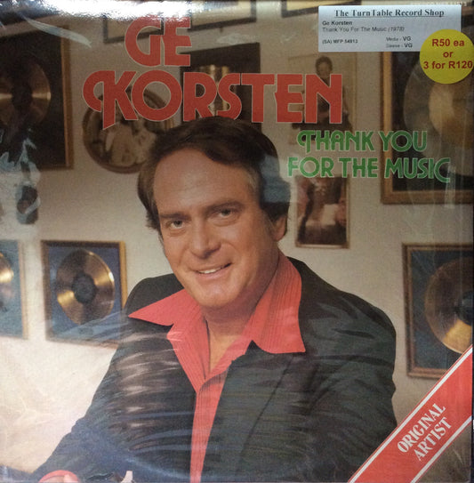 Ge Korsten - Thank You For The Music