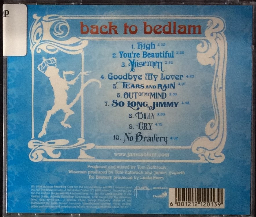 James Blunt - Back To Bedlam