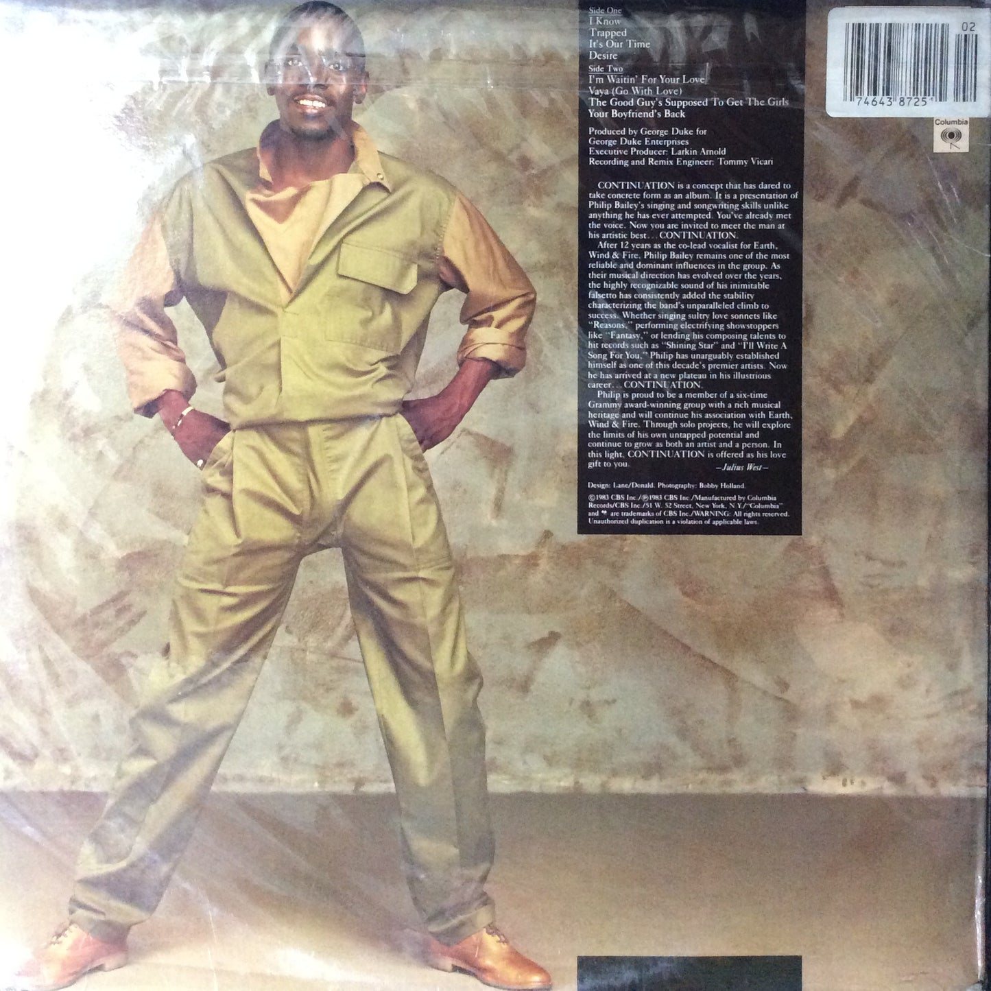 Philip Bailey - Continuation