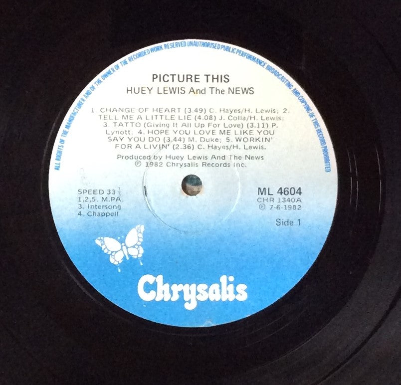 Huey Lewis & The News - Picture This