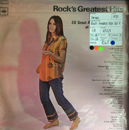 Various Artists - Rock's Greatest Hits Vol. 2