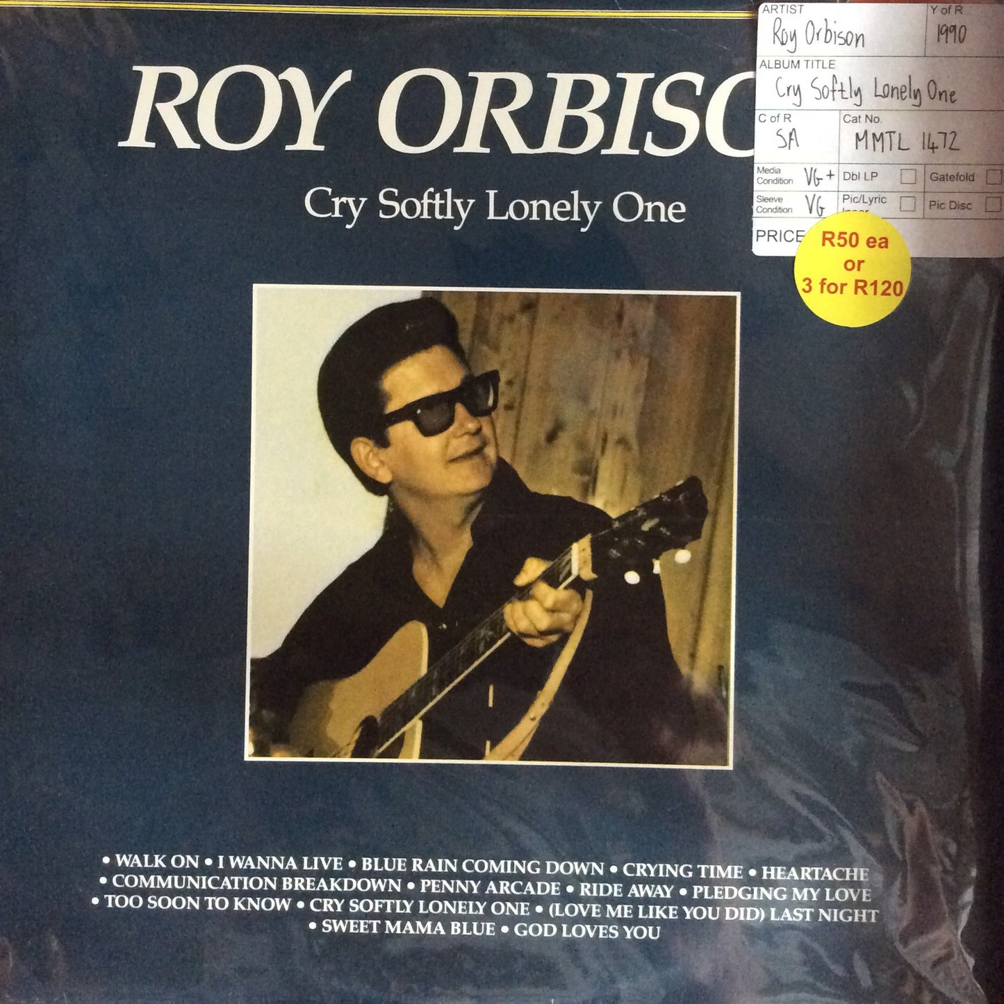 Roy Orbison - Cry Softly Lonely One